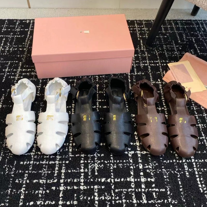 Miu'S 25 Catwalk Roman Sandals - Image 3